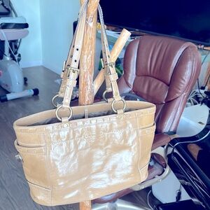 Coach Patent Leather Gallery Tote